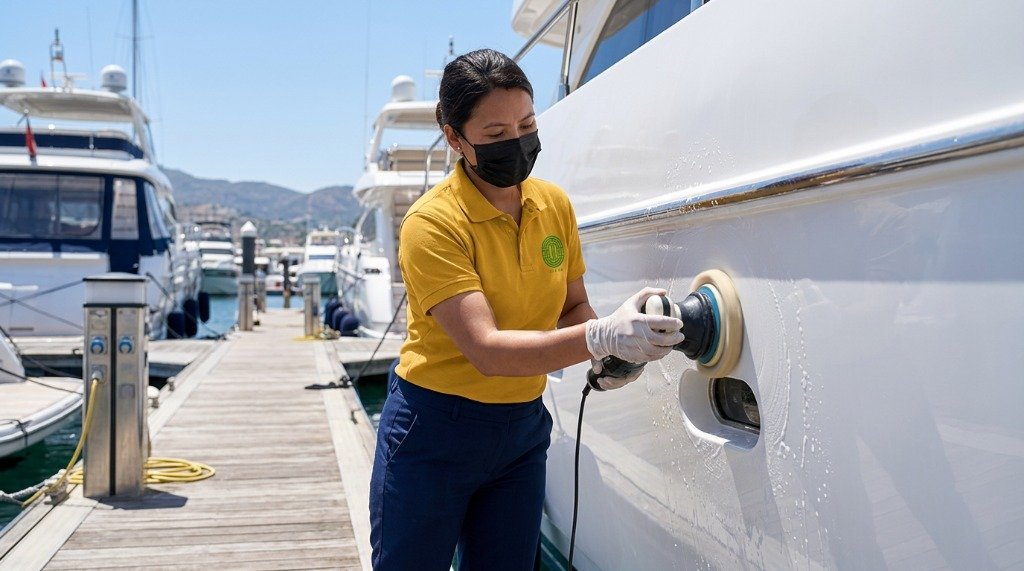 Luxury yacht valeting, boat cleaning, and marine detailing in Malta by Infix